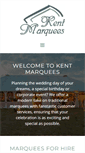 Mobile Screenshot of kentmarquees.co.uk